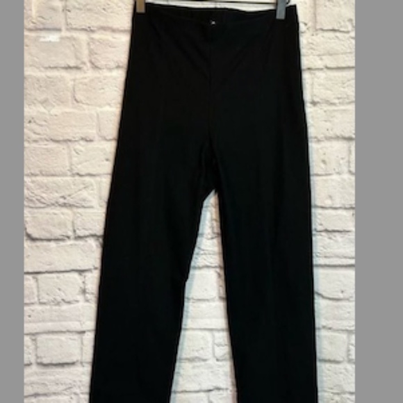 Franne Golde Classic Fit Pull on Black Pants (Size 6) - Picture 3 of 4